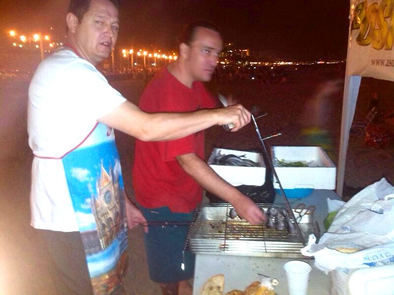Gran sardinada. Vuelven los piratas a tierras almerienses